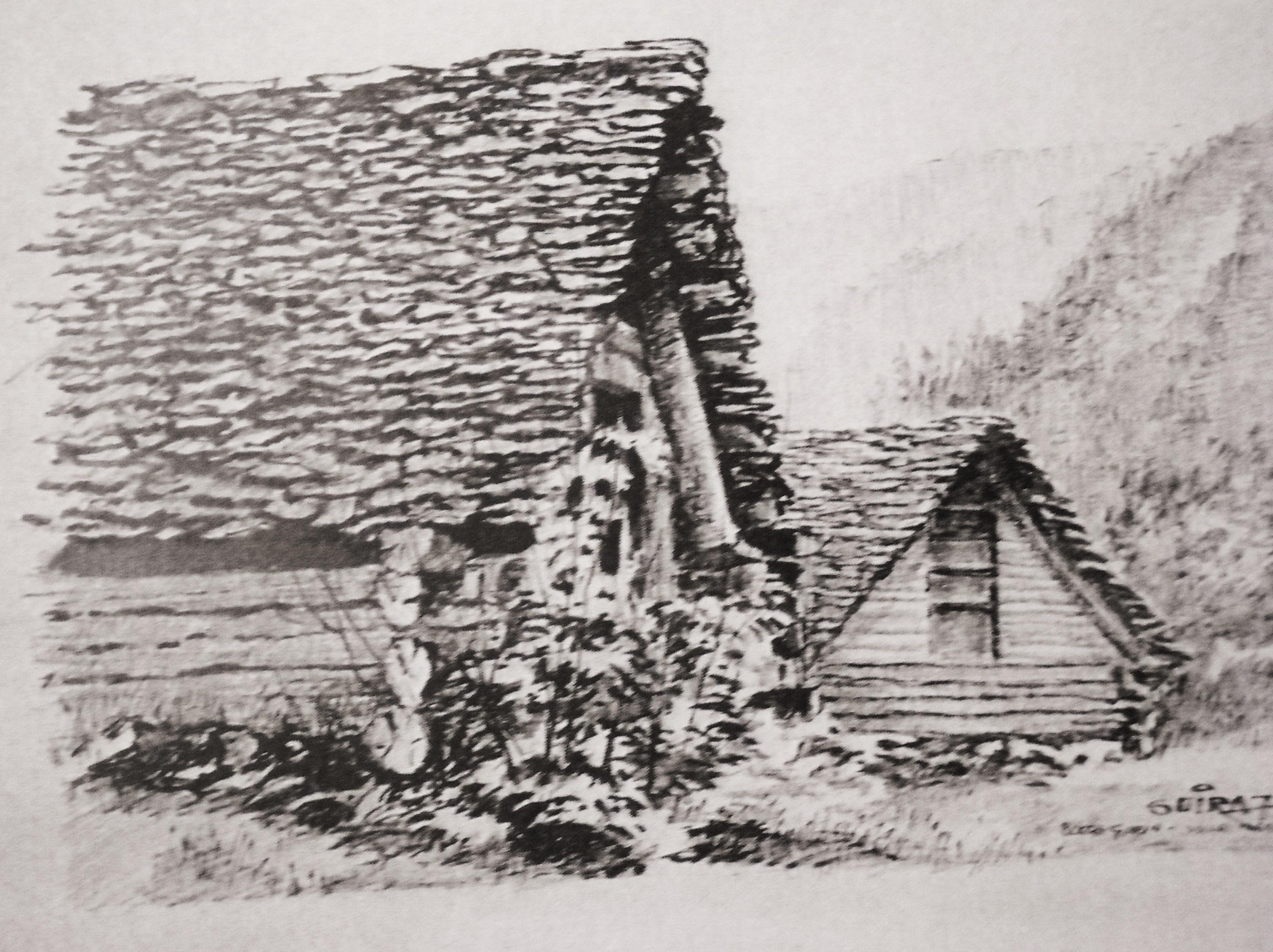 347. 1975. flomaster v.maggia Bosco Gurin